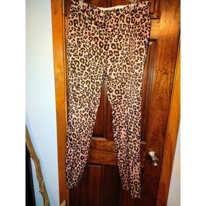 Twisted Tailor Hicklin Trouser Peach Black Leopard Print Mens Size 32R